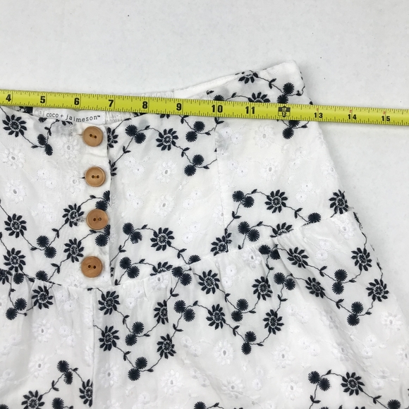 Coco + Jaimeson Palazzo White & Black Pants - Picture 2 of 8